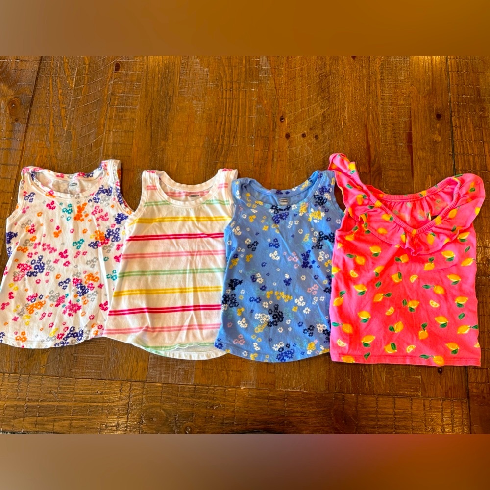 4T Set of 4 Old Navy tank tops
